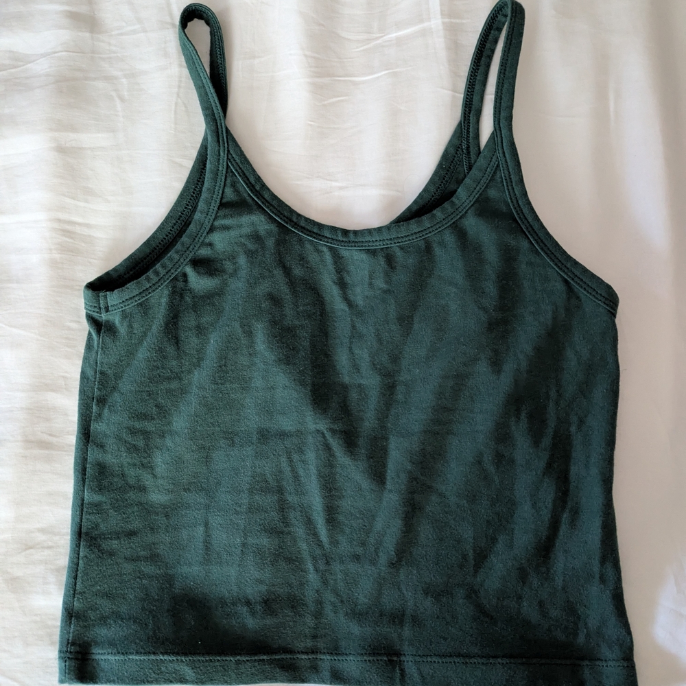 Dark Green Women's Tank Top